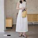 ワンピース ノースリーブ ロング きれいめ 春夏 レディース ワンピ ロングワンピース ワンピ ミモレワンピ ミモレ フレアワンピース タンクワンピース タンク...
