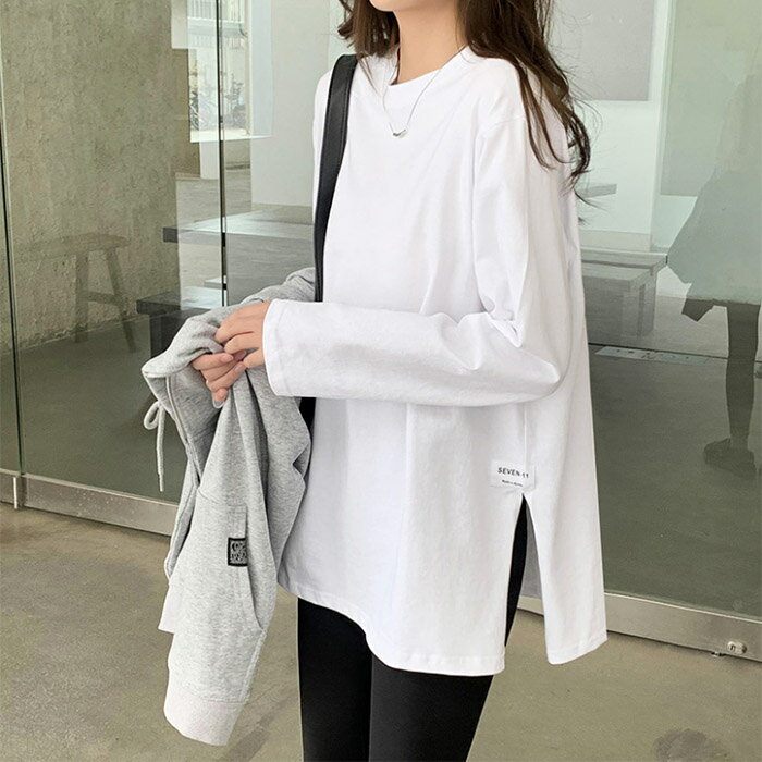 楽天市場】サイドスリット ロングtシャツ(Tシャツ・カットソー 楽天市場】サイドスリット ロングtシャツ(Tシャツ・カットソー