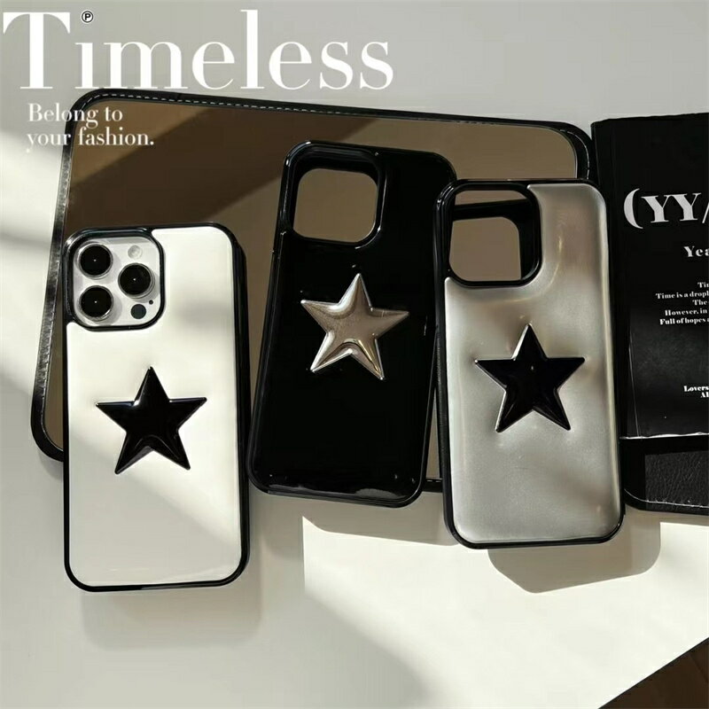 Rakuten - スタイリッシュ クール かっこいい ハンサムケース メタルスター 星 Z世代 Y2K おしゃれ iPhoneケース おしゃれ スマホケース 携帯ケース 保護 iPhone13 iPhone14 iPhone15 iPhone16 iPhone16pro iPhone17 iPhone17pro iPhone17proMAX iPhoneAir