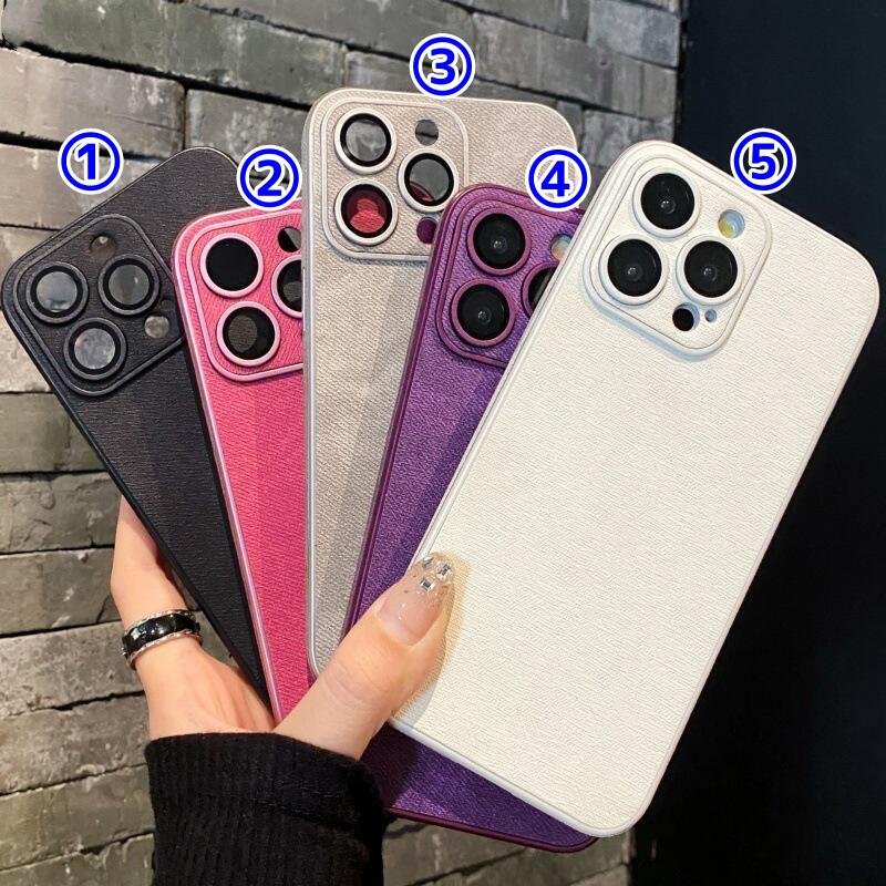Rakuten - シンプル 5色展開 ブラック ピンク グレー パープル ホワイト 高級感 かわいい おしゃれ スマホケース 携帯カバー 携帯ケース 携帯保護 iPhone11 iPhone12 iphone13 iPhone14 iPhone15 iPhone15plus iPhone15pro iPhone15proMAX