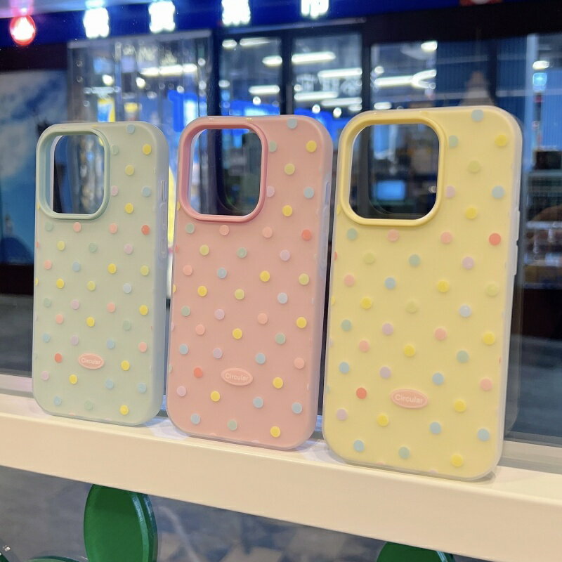 Rakuten - 金平糖 キャンディーカラー パステルカラー ドッド柄 水玉 スイーツ かわいい スマホケース 携帯ケース 保護iPhone11 iPhone12 iPhone13 iPhone14 iPhone15 iPhone16 iPhone16pro iPhone16proMAX