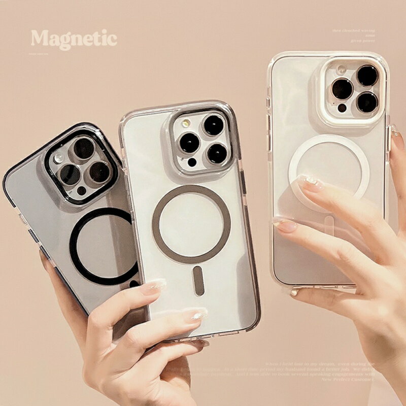 透明 クリアケース シンプル ワイヤレス充電対応 マグセーフ対応 磁気内蔵 iPhoneケース おしゃれ スマホケース 携帯ケース 保護iPhone11 iPhone12 iPhone13 iPhone14 iPhone15 iPhone16 iPhone16pro iPhone16proMAX