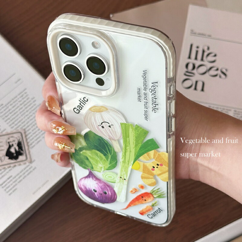 Rakuten - お野菜シリーズ 野菜 ベジタブル キャラクター 透明ケース 可愛い 癒し スマホケース アイフォンケース 贈り物 ギフト プレゼント 携帯ケース 保護iPhone11 iPhone12 iPhone13 iPhone14 iPhone15 iPhone16 iPhone16pro iPhone16proMAX