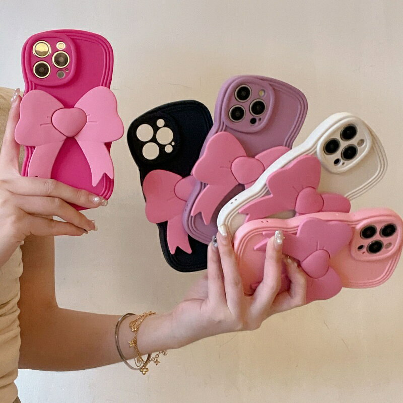 Rakuten - Y2K風クールかわいい ピンクリボンスタンド 便利グッズ 卓上横置き スマホケース 携帯カバー アイフォンケース 携帯ケースiPhoneX/XS iPhoneXR iPhoneXSMAX iPhone11 iPhone12 iphone13 iPhone14iphone15 iPhone16iPhone14plus iPhone15plus iPhone16plus