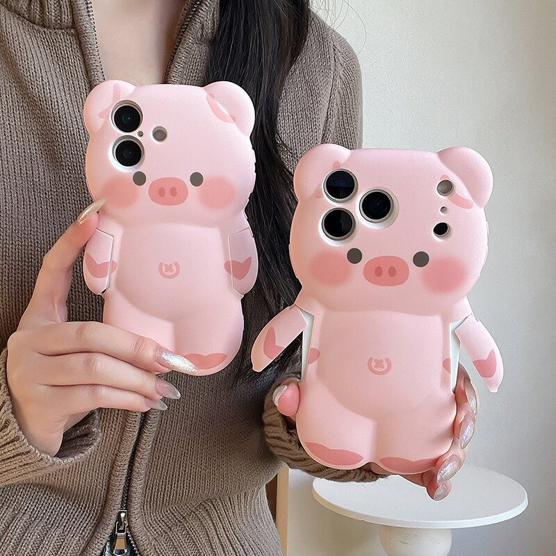 ぶたさん ピッグ でべそ 可愛い 癒やし 3D 立体的 iPhoneケース スマホケース アイフォンケース iPhone11 iPhone12 iPhone13 iPhone14/14plus iPhone15/15plus iPhone16/16plus iPhone17 iPhoneAir