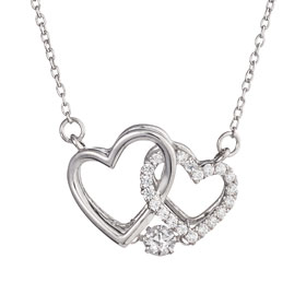 【即納】【送料無料】クロスフォーニューヨーク(ダンシングストーン) 佐藤かよさんデザイン♪ハグハートペンダント(ネックレス) NYP-563【楽ギフ_包装】【smtb-m】