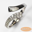 プラチナ・ダイヤ0.3ct オープンフリーリング 指輪 フリーサイズ ピアリングのような感覚 Pt900 ダイヤモンドリング(4)