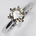 【 婚約指輪 】数量限定！ 1カラット ダイヤモンド リング プラチナ ダイヤモンド 1.0ct （SIクラス・鑑定書付） ソリティアリング 婚約 エンゲージ エンゲージメントリング プロポーズ【 プロポーズリング 】