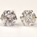 プラチナ プラチナ ダイヤモンド ピアス 1カラット 一粒 プラチナ・ダイヤ1.0ct（鑑別書付）　スタッドピアス【あす楽対応】