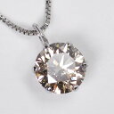 現品限り！ ダイヤモンド ネックレス K10WG ダイヤモンド0.408ct（L・SI2・GOOD・鑑定書カード付） スタッドペンダント（ネックレス） ホワイトゴールド 6本爪 ティファニー爪