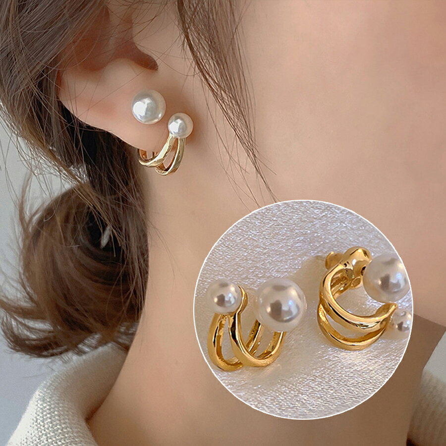 Rakuten - 2wayダブルパールピアス 1粒パールピアス 入学入園 卒業式 パーティー 二次会 女子会 デート 大人女子 レディース 送料無料 Mimi みみミミ ap193