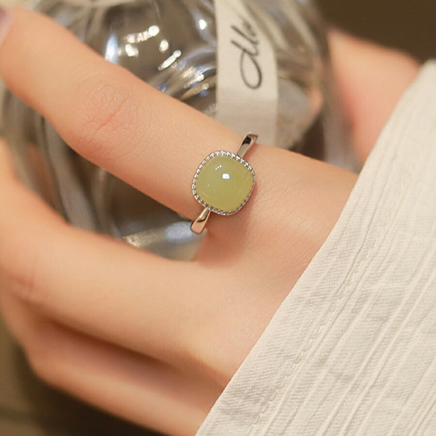 Rakuten - ストーンキューブオープンリング ワンポイント おしゃれ かわいい レディース 送料無料 Mimi みみミミ ar064