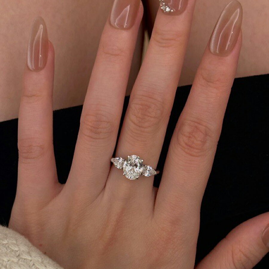 Rakuten - ジルコニアデザインオープンリング ワンポイント おしゃれ かわいい レディース 送料無料 Mimi みみミミ ar139