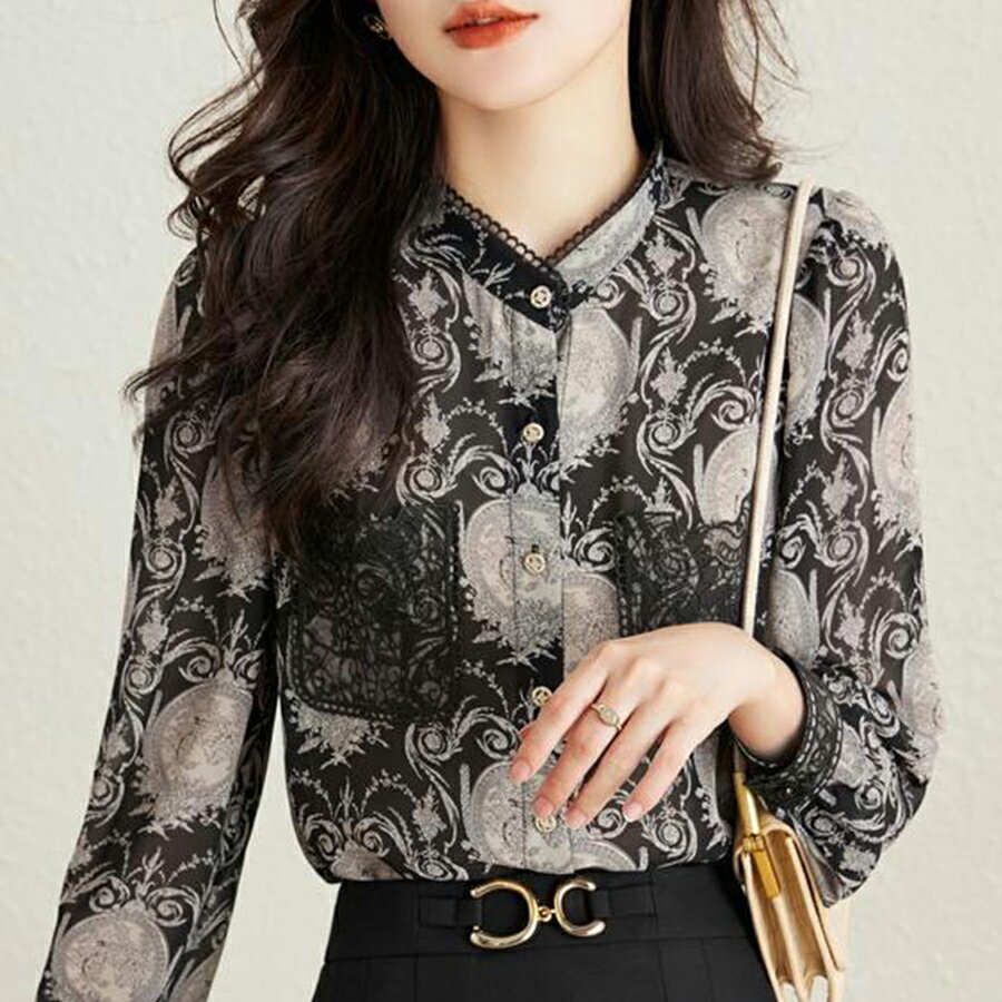 Rakuten - シフォンデザインブラウス シアー素材 透け感 おしゃれ 重ね着 着回し 春夏 レディース 送料無料 Mimi みみミミ bs079