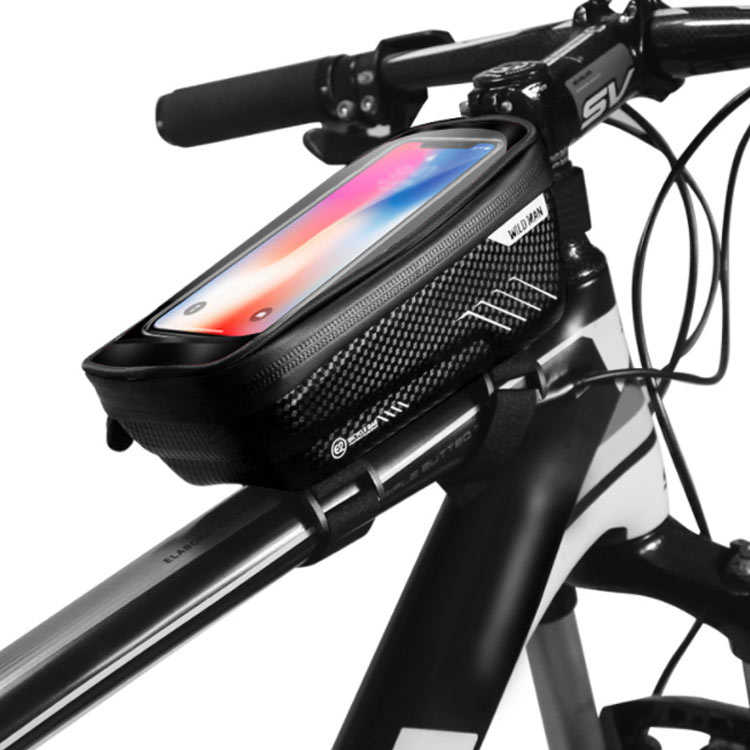 自転車トップチューブバッグ 軽量 自転車フレームバッグ 自転車バッグ 強力固定 TP...
