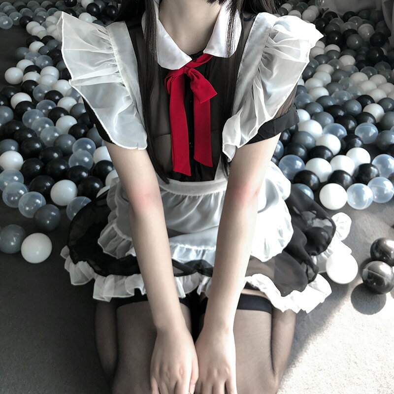 樂天商城 - コスプレ メイド 服 エロ 可愛い ハロウィン セクシー コスチューム 過激 透け 萌え エロい服 エッチ セクシー メイド服 大人可愛い セクシーランジェリ 過激 セクシーコスプレ メイド エプロン セット 高品質 男ウケ