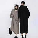 着る毛布 男女兼用 ルームウェア レディース 冬用 モンスターパジャマ コウモリ毛布 フード付き かわいい 面白い 部屋着 秋冬 女性 寝巻き ナイトウエア 部屋着 プレゼント あったか