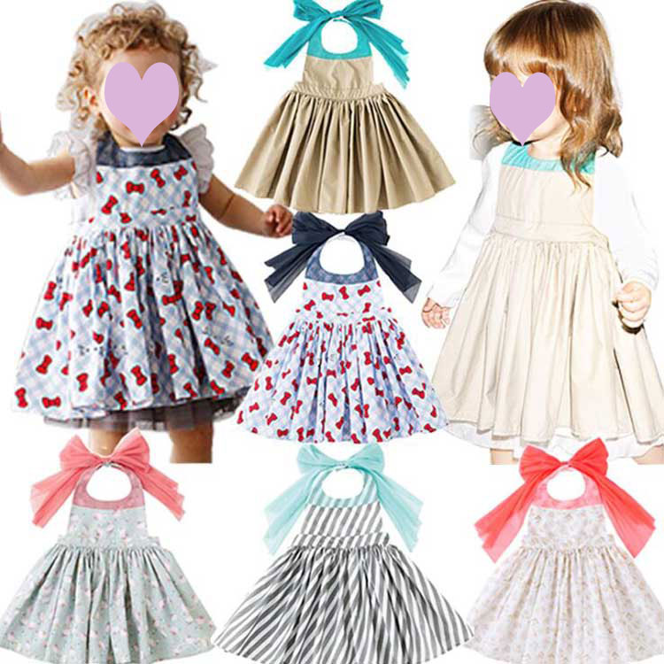 子供ドレス エプロン ワンピース ベビー 赤ちゃん 2Way 女の子 ドレス キッズ プリセンスドレス 女王 お姫様 ワンピース 子供 エプロン なりきり お誕生日 お祝い クリスマス サンタ 70 80 90 100cmのサムネイル
