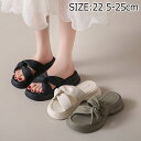厚底サンダル レディース 5cm 厚底ミュール 厚底スリッパ 滑り止め 女性用 クッション性 疲れにくい 美脚 歩きやすい 痛くない 軽量 ビーチサンダル 遊び 旅行 オシャレ 22.5-25cm(4)