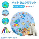 ペット ひんやりマット ペット マット 65cm 100cm 猫用感覚ウォーターマット 水感覚ウォーターマット 感覚プレイマット猫 厚みのある 感覚水プレイマッ...