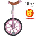 21Technology 21テクノロジー 一輪車 子供用 タイヤ 18インチ かわいい 女の子 キッズ 小学生 IR180 パールピンク ピンク FUNN 孫...