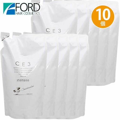 ミアンビューティー CE3 シャンプー 800mL ×10個 セット 詰め替え ノンシリコンシャンプー 低刺激シャンプー ノンシリコン カラーケア セラミド 頭皮 保湿 ツヤ 弱酸性 低刺激 臭い 頭皮ケア サロン専売品 美容室専売 美容室 美容院
