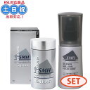 ルアン smh スーパーミリオンヘアー ブラック 30g + リニューアル ヘアミスト ミスト 100ml セット スーパーミリオン ミリオンヘア 薄毛 パウダ...