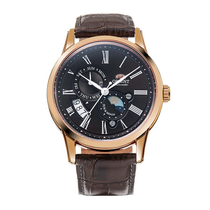 ORIENT オリエント 時計 クラシック SUN&MOON セミスケルトン RN-AK0002Y 