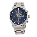 ORIENT オリエント 時計 SOLAR ソーラー クロノグラフ RN-TY0003L シルバー/ネイビー