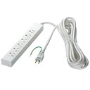 バッファロー(BUFFALO) 3ピン式電源タップ 6個口(上挿し) 2m BSTAPST3620WH ホワイト