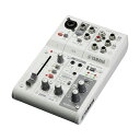 YAMAHA ヤマハ AG03MK2 ホワイト ライブストリーミング ミキサー ミキシングコンソール