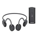 オーム電機 骨伝導イヤホン+集音器セット AudioComm HP-BC500N マイク対応