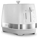 デロンギ CTLA2003JW ポップアップトースター ACTIVE SERIES(アクティブシリーズ) トゥルーホワイト CTLA2003J 2枚