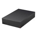 BUFFALO バッファロー HD-LE4U3-BB ブラック 外付けHDD USB-A接続 4TB 据え置き型 テレビ・パソコン両対応
