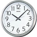 SEIKO セイコー 防湿・防塵型 掛け時計 KH406S シルバー オフィスタイプ アナログ クオーツ 防湿 防塵型