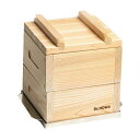 Dr.HOWS ドクターハウス JADAM ミニ国産ヒノキ蒸し器 2段フルセット 蒸し器・せいろ 木目ベージュ