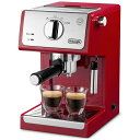Delonghi デロンギ エスプレッソカプチーノメーカー アクティブ ECP3220J-R パッションレッド