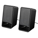 BUFFALO バッファロー PC用スピーカー USB電源ヘッドホン出力対応 BSSP300UBK ブラック
