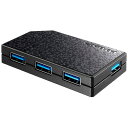 IODATA USB3.1ハブ Mac Win Type-C Type-A対応 バスパワー 4ポート USB 3.2 Gen1対応 US3C-HB4 ブラック