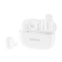 BOYA(ボーヤ) mini13(ホワイト) コンパクトワイヤレスマイク USB Type-C、Lightningコネクタ対応