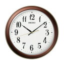 セイコー(SEIKO) KX261B 掛け時計 全面点灯 茶メタリック KX261B 電波自動受信機能有