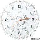セイコー(SEIKO) FW589W 掛け時計 Disney Time(ディズニータイム)ミッキー 白 FW589W