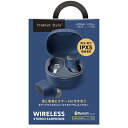 PGA PGBTE17TW6NV 完全ワイヤレスイヤホン Premium Style ネイビー PG-BTE17TW6NV ワイヤレス(左右分離) /Bluetooth対応