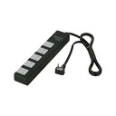 バッファロー(BUFFALO) 2ピン式電源タップ 雷サージ防止/集中スイッチ付(10個口・1.5m) BSTAPSD21015BK ブラック