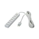 バッファロー(BUFFALO) 2ピン式電源タップ 雷サージ防止/集中スイッチ付(6個口・2m) BSTAPPS2620WH ホワイト