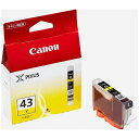 CANON 純正プリンターインク イエロー BCI-43Y プリンター 印刷