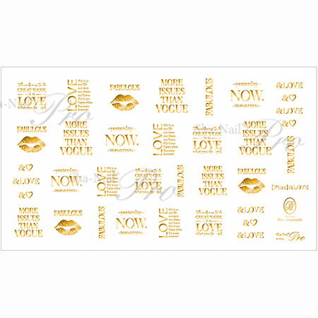 写ネイルPlus アンドラブ ゴールド CHIHO-PLO01