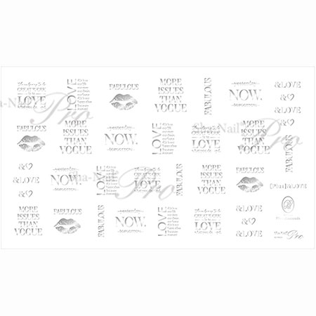 写ネイルPlus アンドラブ シルバー CHIHO-PLO02