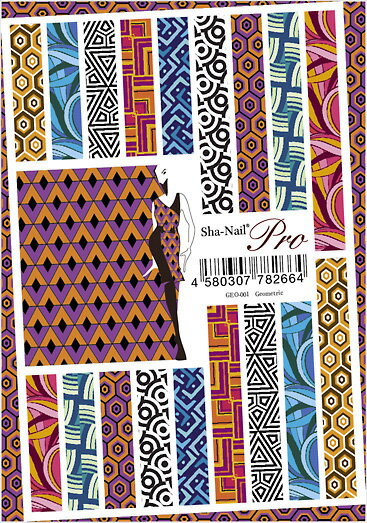 写ネイル pro　ジオメトリック 　GEO-001