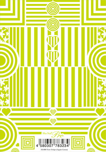 写ネイル pro　ニューストライプ　アップルグリーン　NS-009